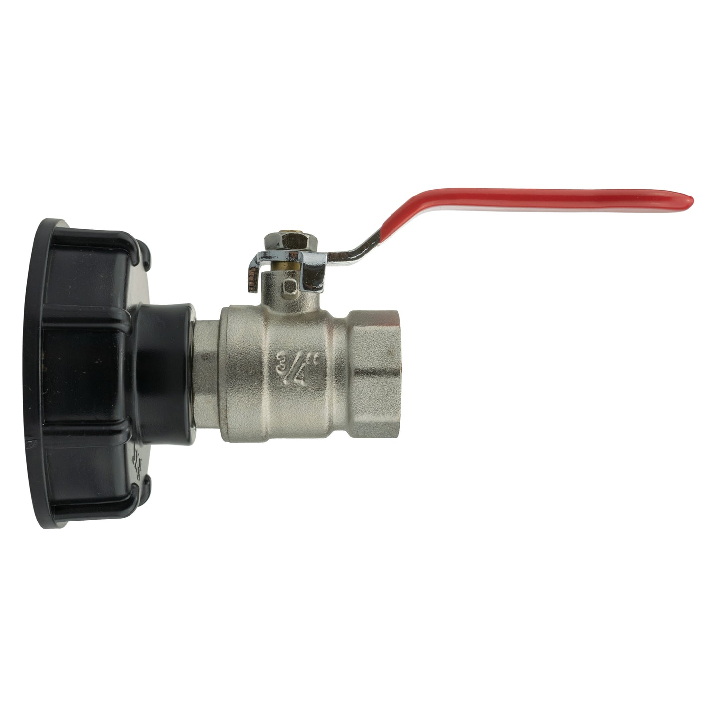 IBC 2” S60X6 Cap with ¾” BSPM-F Lever Valve