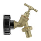 IBC 2” S60X6 Cap with Brass Bib Tap ¾” Barb