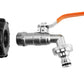 IBC 2” S60X6 Cap with Quick Connect Lever Tap ¾” BSP