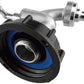 IBC 2” S60X6 Cap with Quick Connect Nickle Plated Bib Tap ¾” BSP