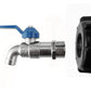 IBC 2” S60X6 Cap with Basic Garden Tap ¾” BSP