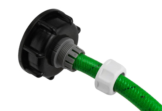 IBC 2” S60X6 Cap with Direct ½” Hose Connector