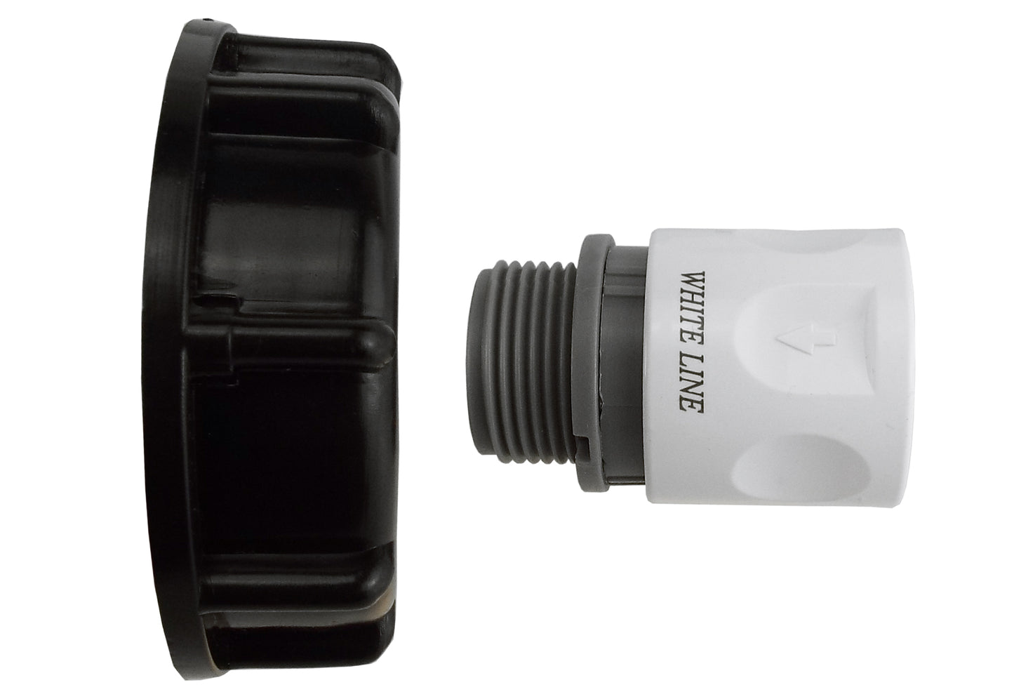 IBC 2” S60X6 Cap with ¾” BSP Threaded Hose Connector WL