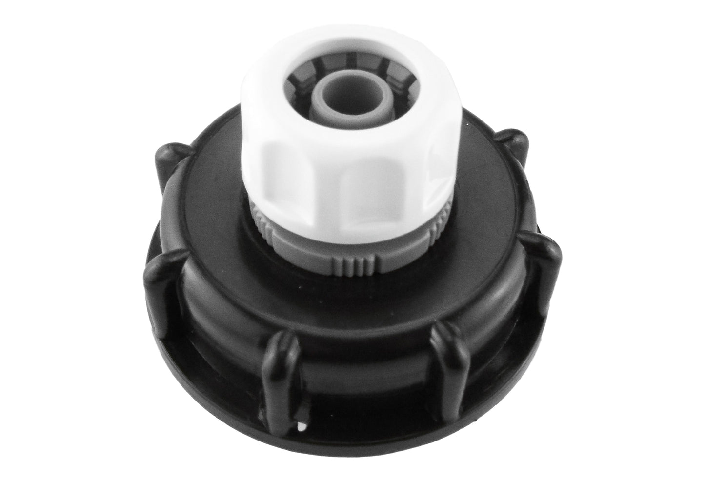 IBC 2” S60X6 Cap with Direct ½” Hose Connector