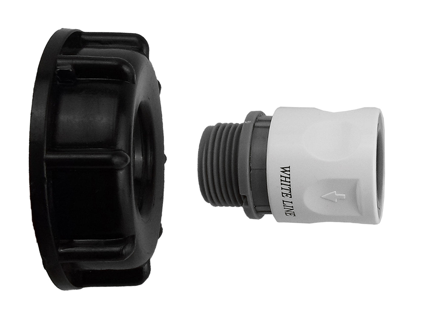 IBC 2” S60X6 Cap with ¾” BSP Threaded Hose Connector WL