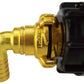 IBC 2” S60X6 Cap with Geka Type Fittings 13mm Barb Swivel Elbow