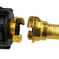 IBC 2” S60X6 Cap with Geka Type Fittings 25mm Swivel Barb