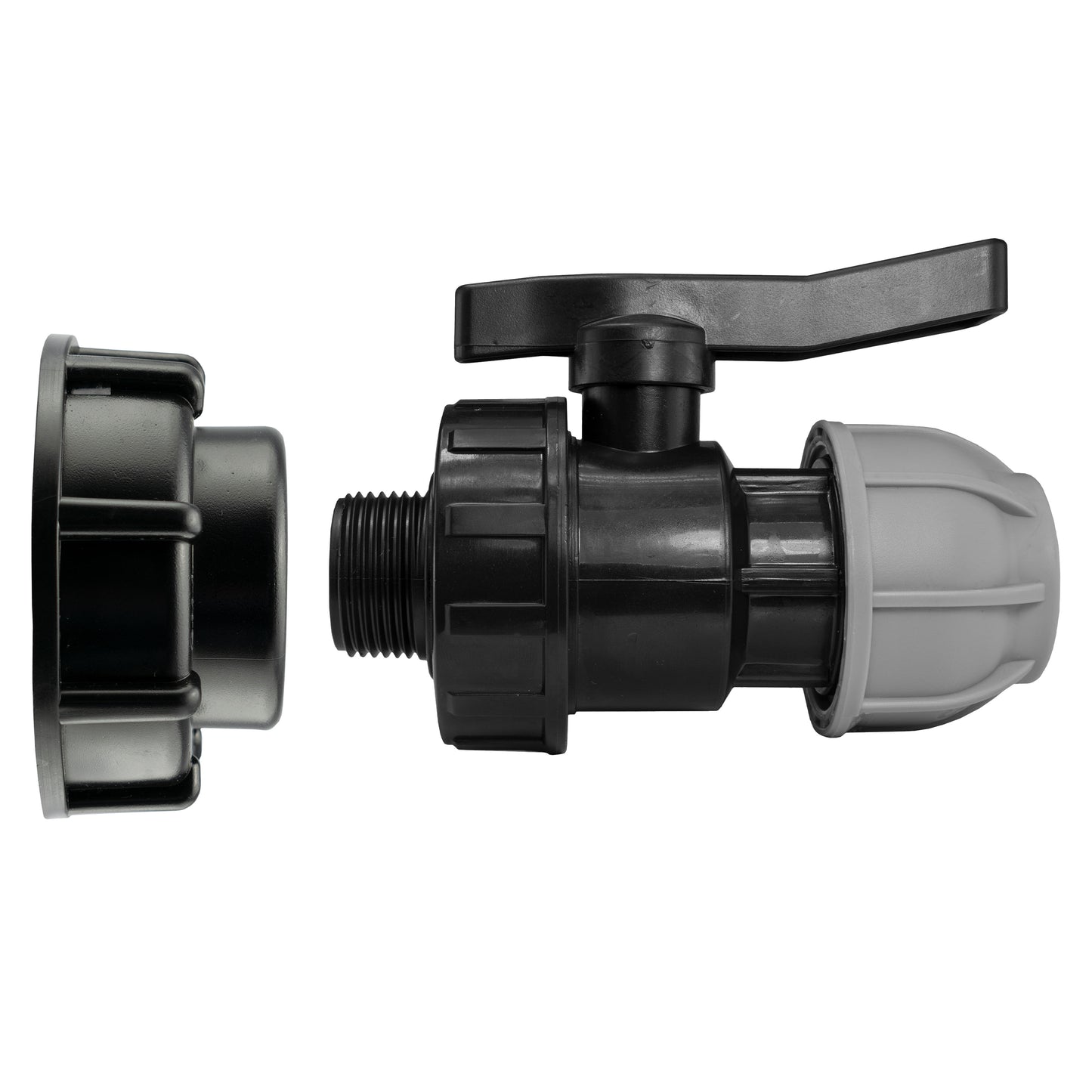 IBC 2” S60X6 Cap with 20mm MDPE Valve