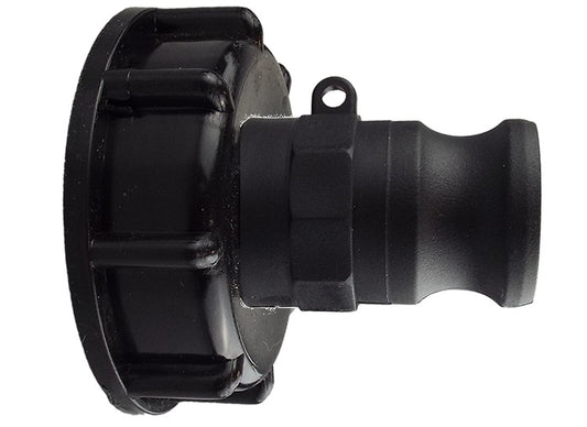 IBC 2” S60X6 Cap with ¾” Type F Camlock