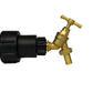 IBC 2” S60X6 - 1/2" BSPF Extender Adaptor with Brass Bib Tap ½” Barb