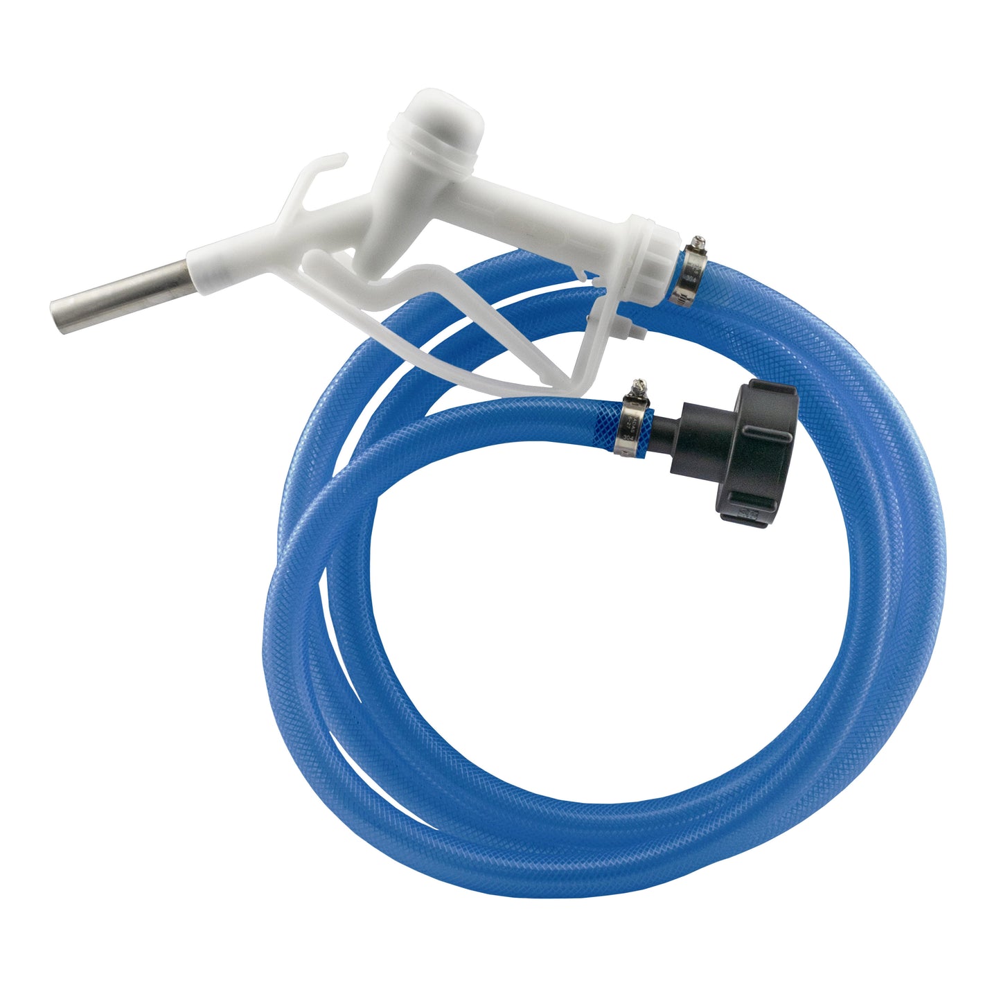 Ad-Blue Metal Fuel Gun White with ¾” Hose & Tank Adaptor Set