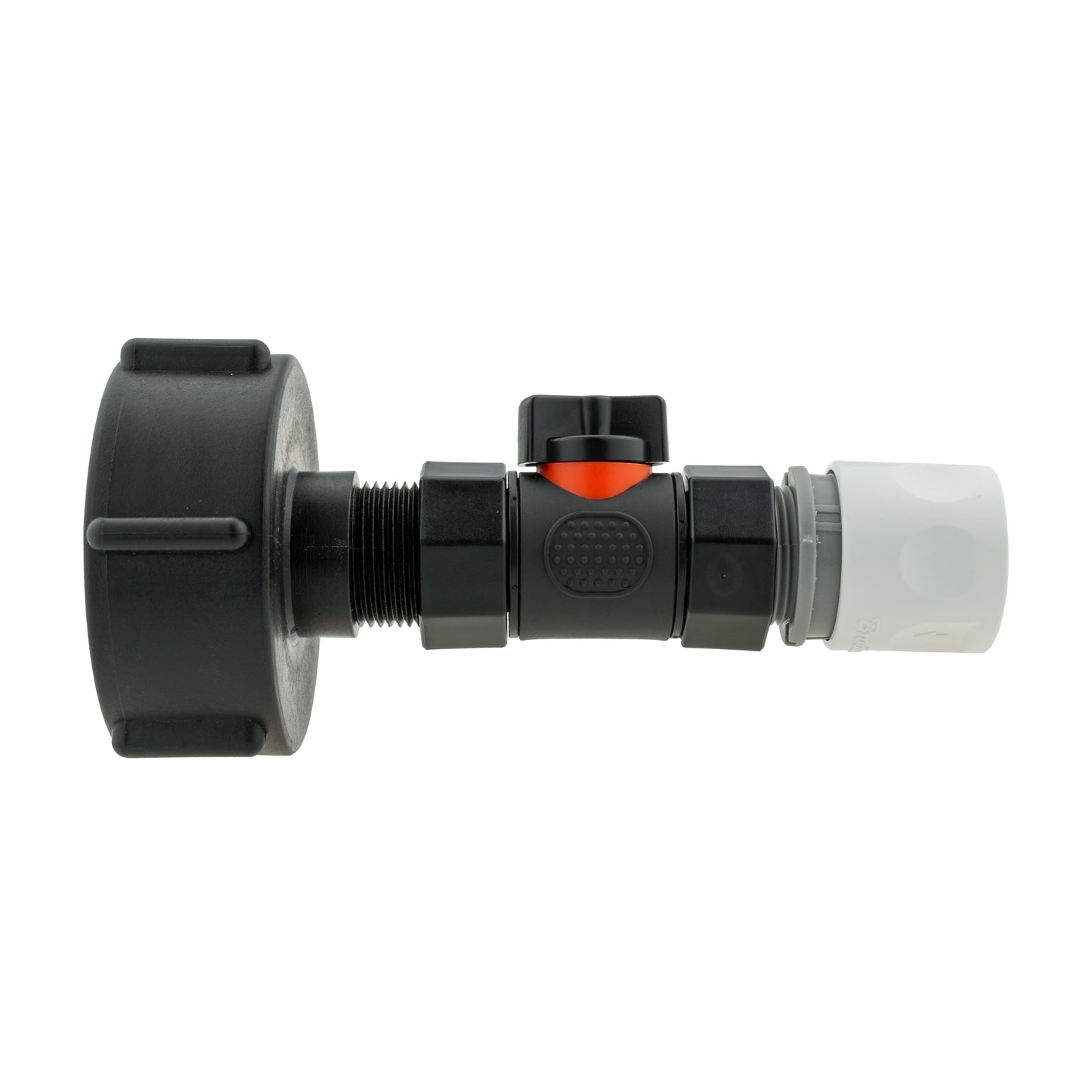 IBC 2” S60X6 Cap with In-Line BSPF Valve and ¾” BSPM Female Hose Connector WL