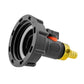 IBC 2” S60X6 Cap with In-Line BSPM Valve and 13mm Brass Barb