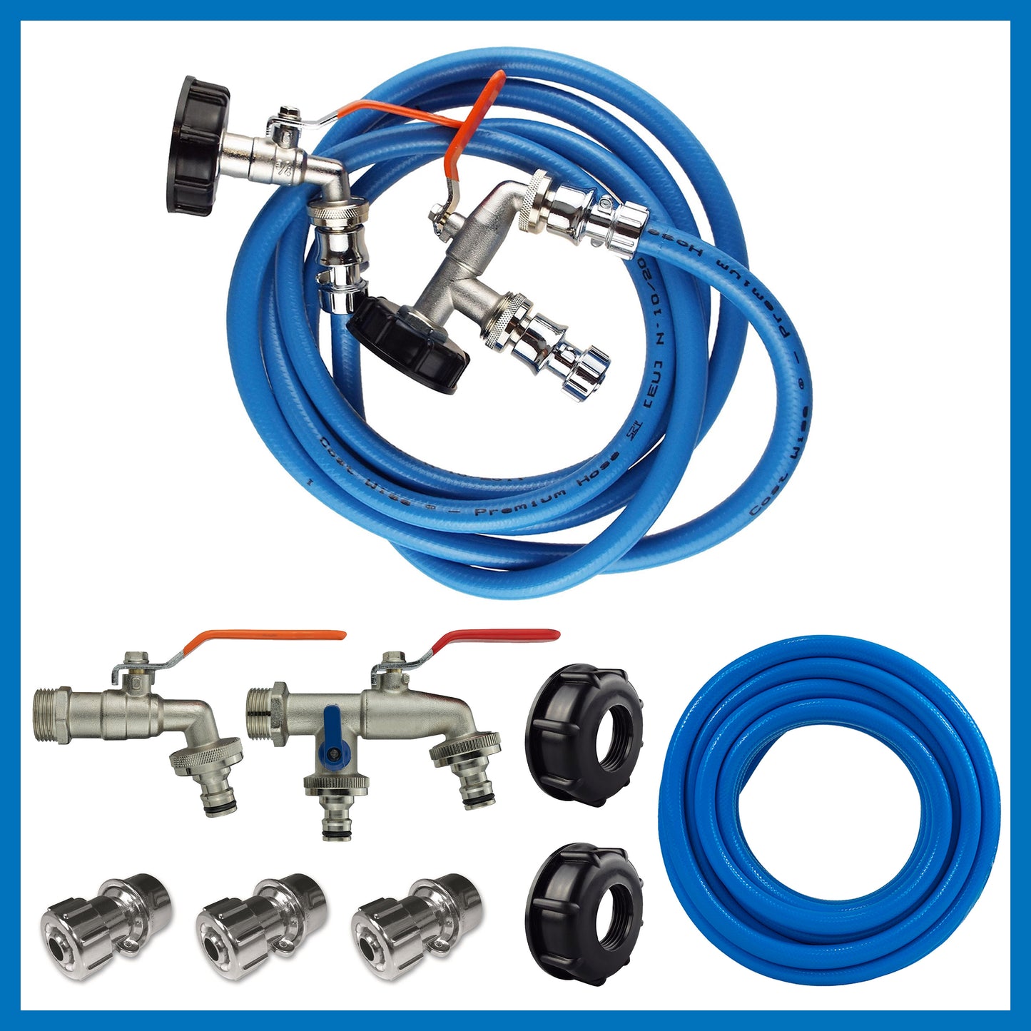 IBC Tank Connection Kit – Chrome