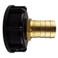 IBC 2” S60X6 Cap with 25mm Brass Barb