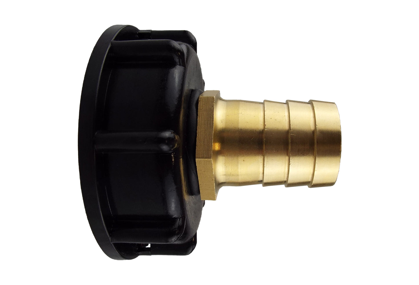 IBC 2” S60X6 Cap with 25mm Brass Barb