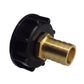 IBC 2” S60X6 Cap with 19mm Brass Barb