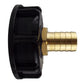 IBC 2” S60X6 Cap with 25mm Brass Barb