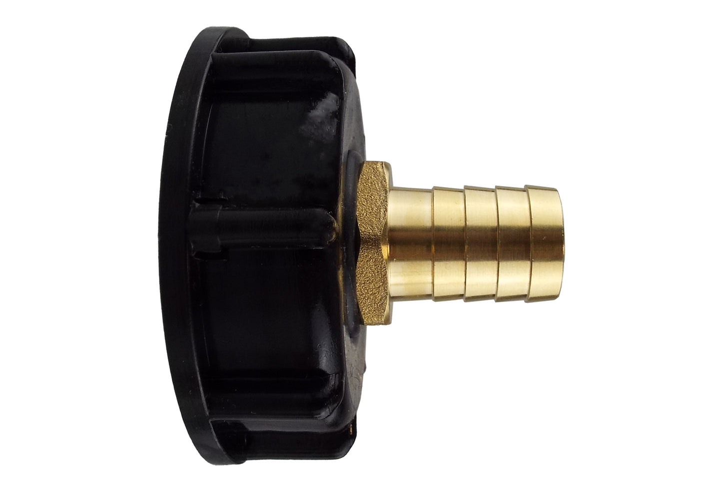 IBC 2” S60X6 Cap with 25mm Brass Barb