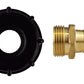 IBC 2” S60X6 Cap with 25mm Brass Barb