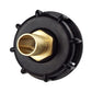 IBC 2” S60X6 Cap with 25mm Brass Barb