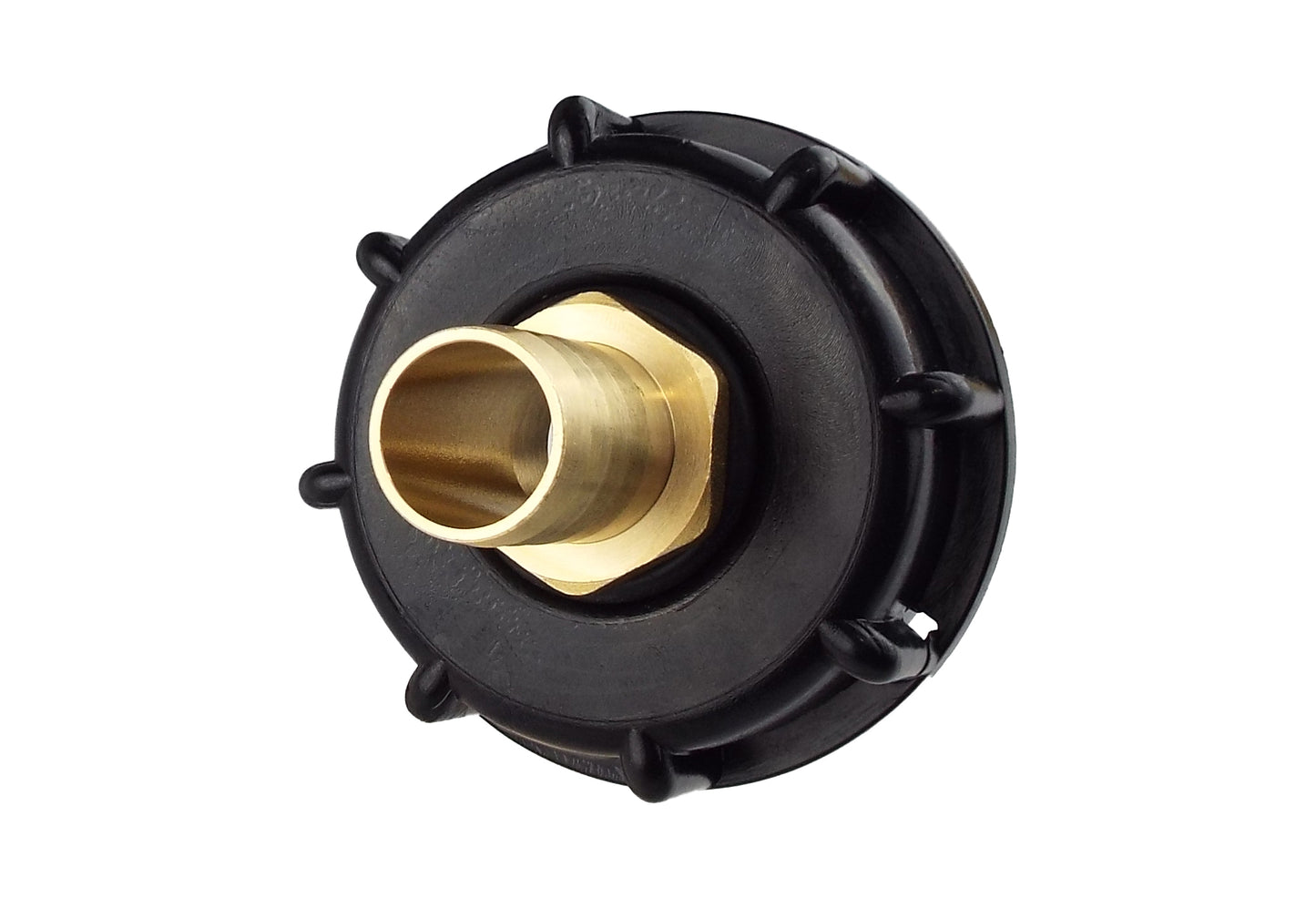 IBC 2” S60X6 Cap with 25mm Brass Barb