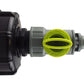 IBC 2” S60X6 Cap with ¾” BSP – Click Lock Valve Lime