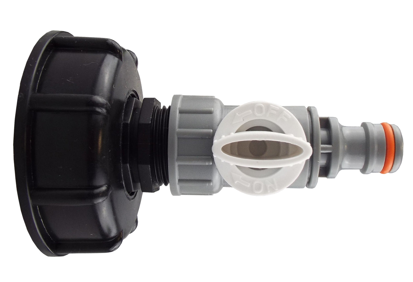 IBC 2” S60X6 Cap with ¾” BSP – Click Lock Valve WL