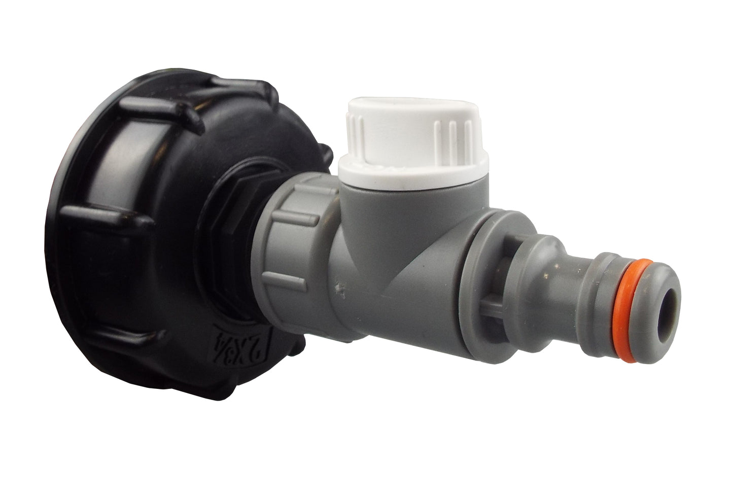 IBC 2” S60X6 Cap with ¾” BSP – Click Lock Valve WL