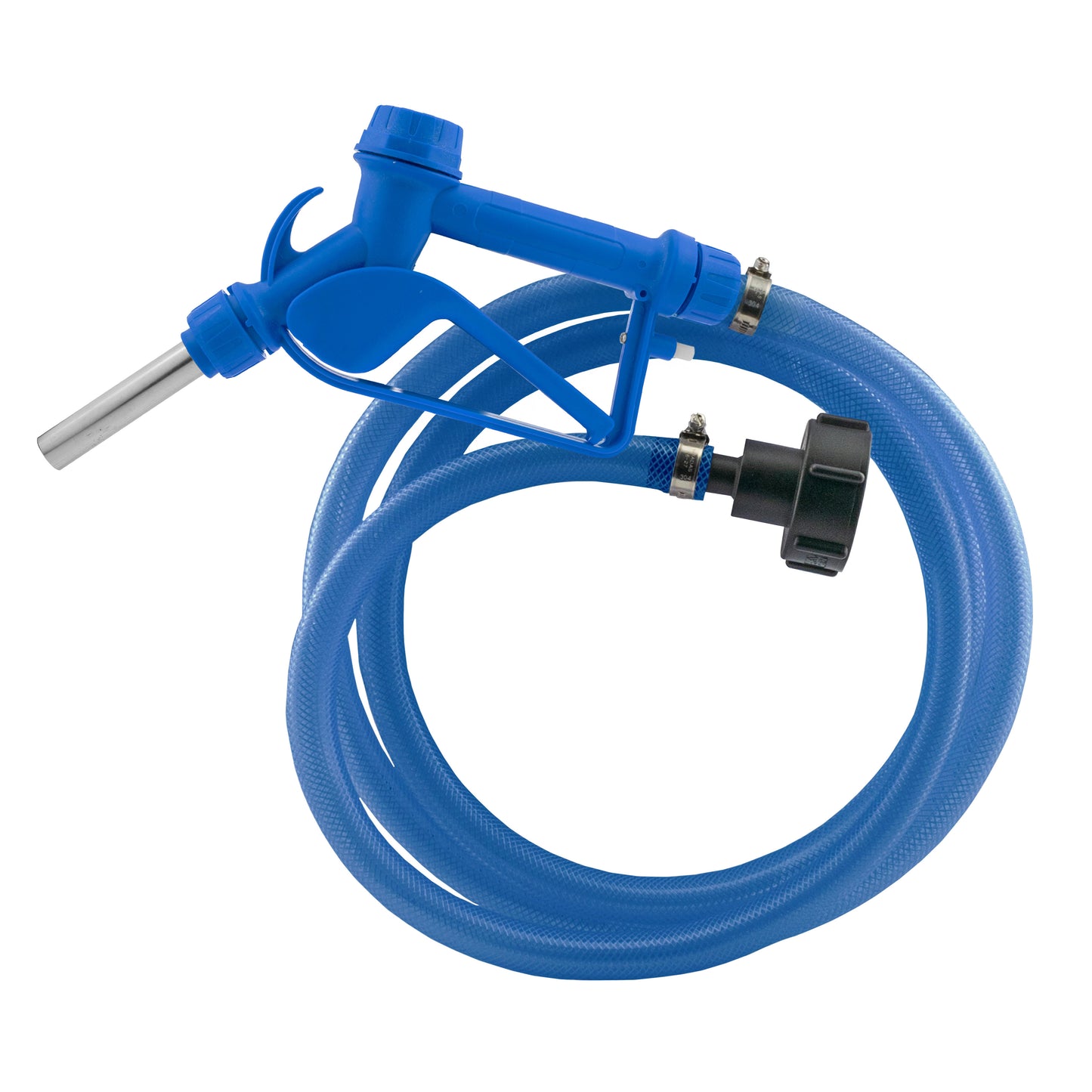 Ad-Blue Metal Fuel Gun Blue with ¾” Hose & Tank Adaptor Set