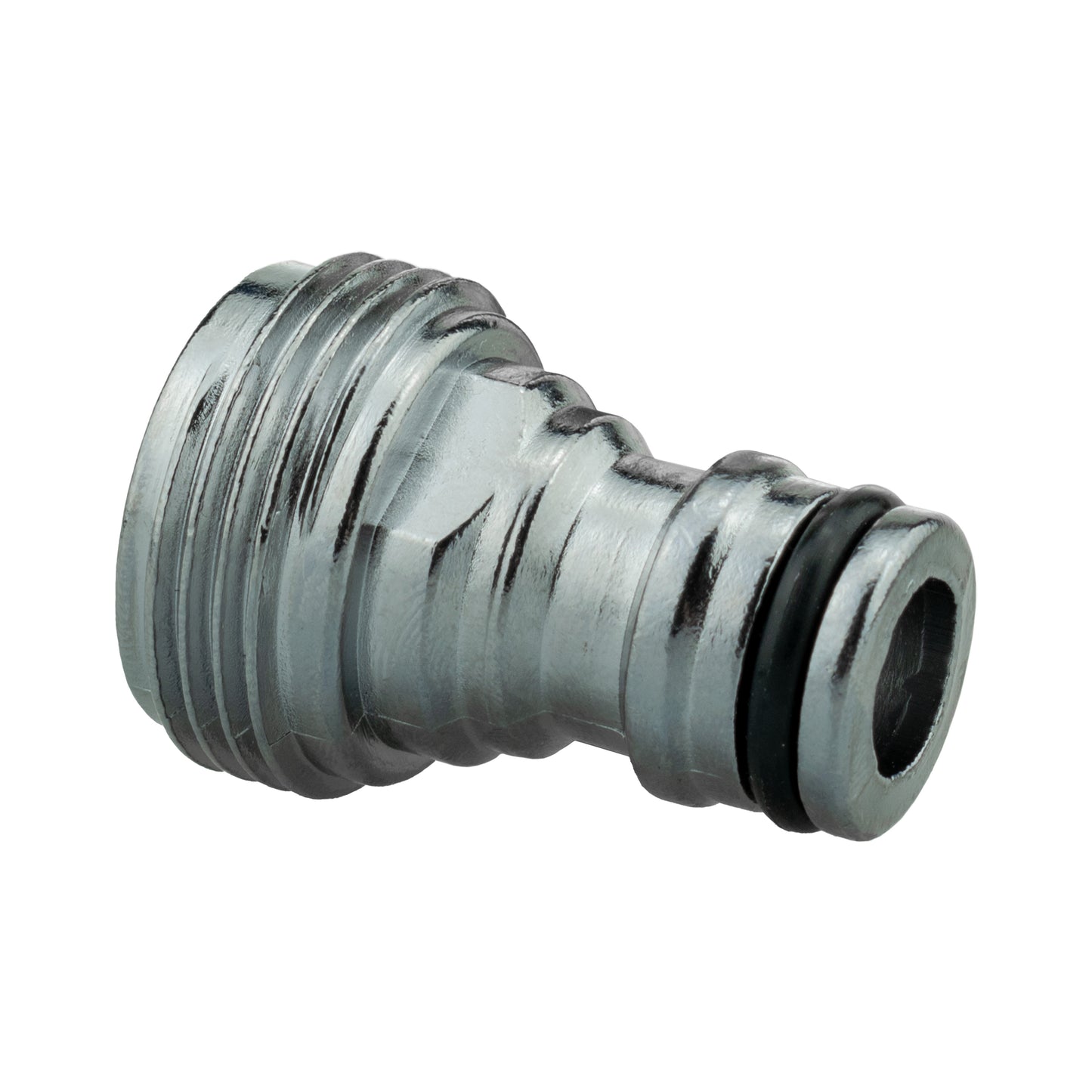 Male Tap Connector ¾” BSP – Click Lock Zinc Chrome