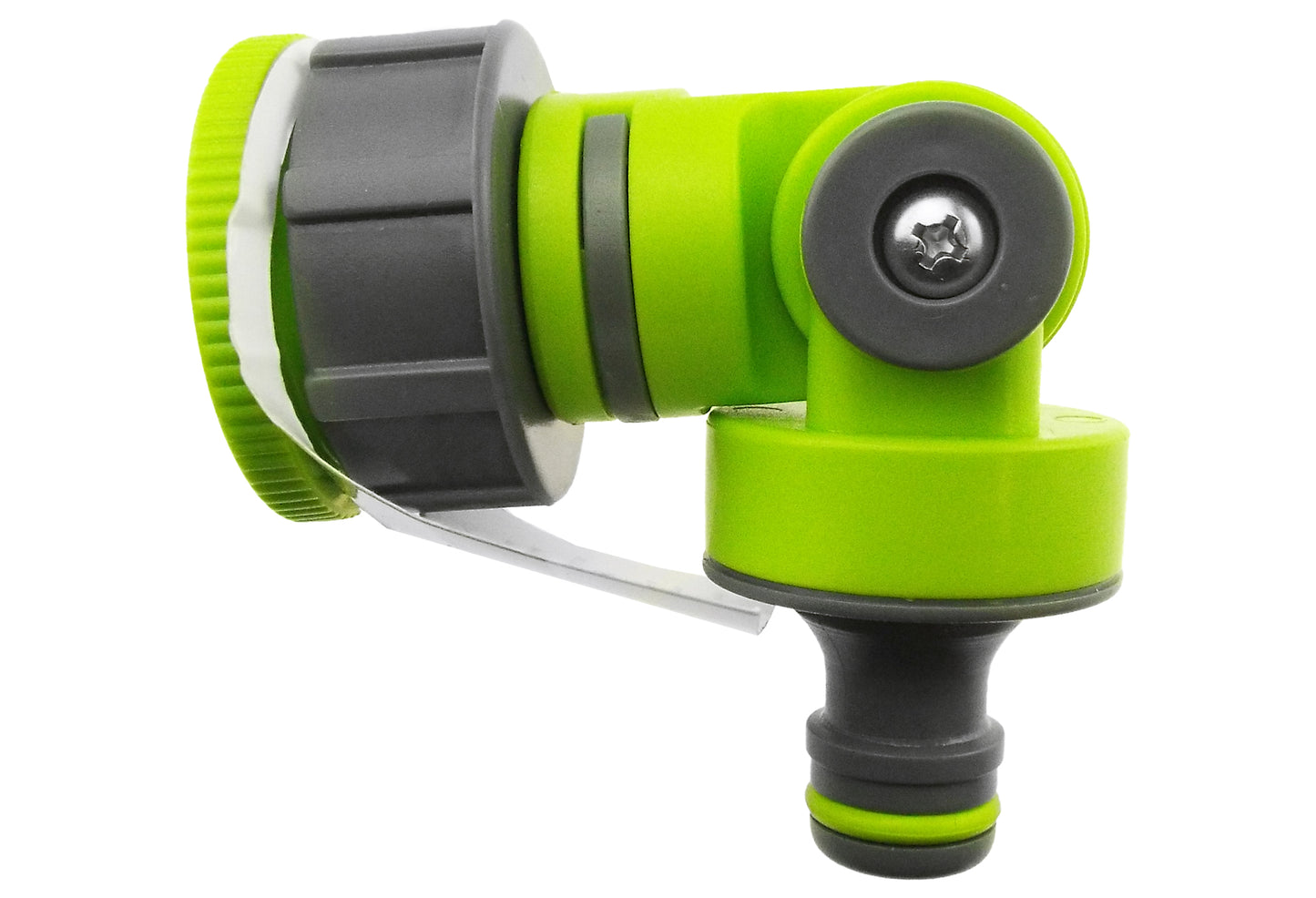 IBC 2” S60X6 Cap with Adjustable Tap Connector Lime