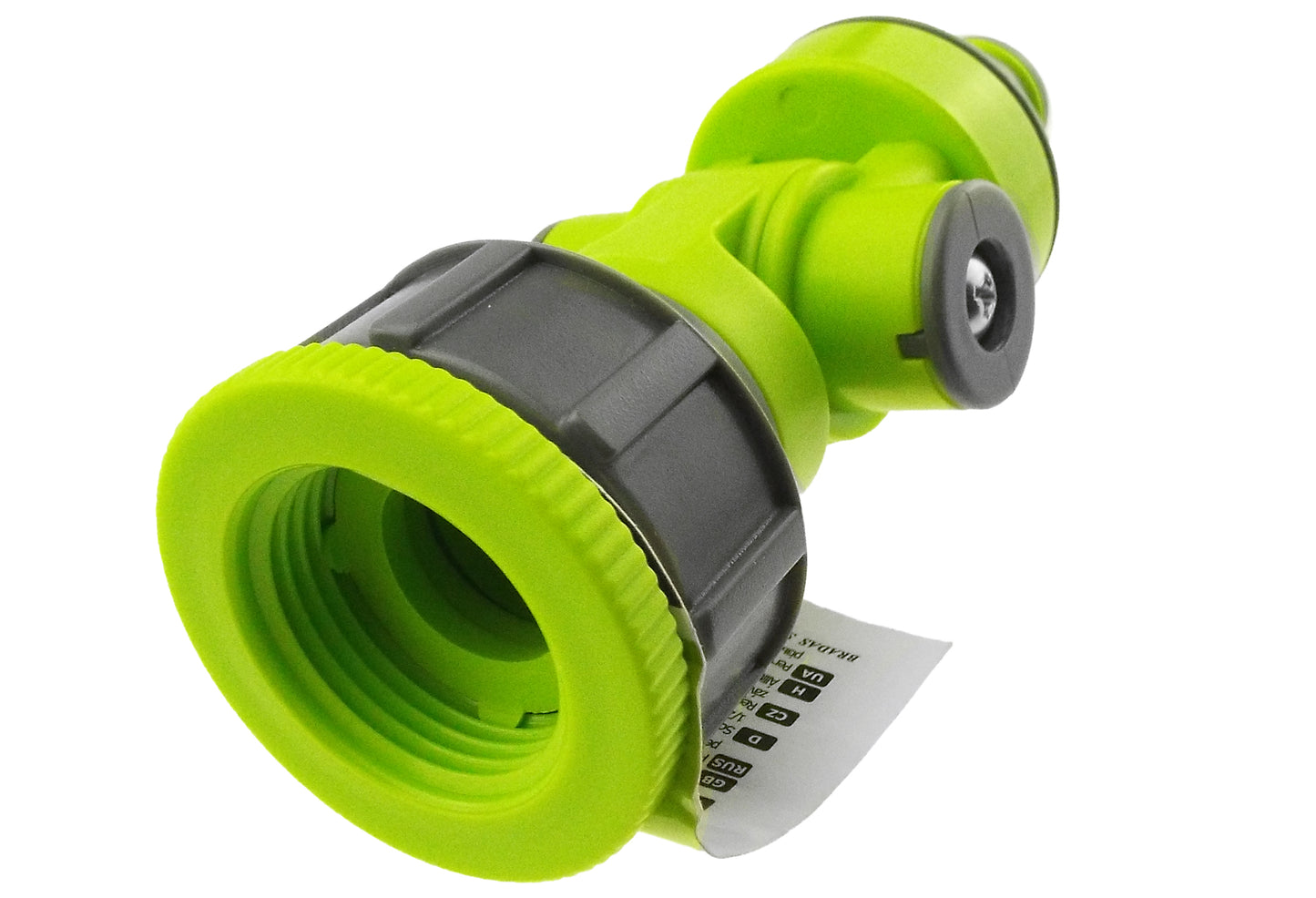 IBC 2” S60X6 Cap with Adjustable Tap Connector Lime