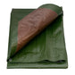 Green/Brown L-Grade Tarpaulin 5m x 5m