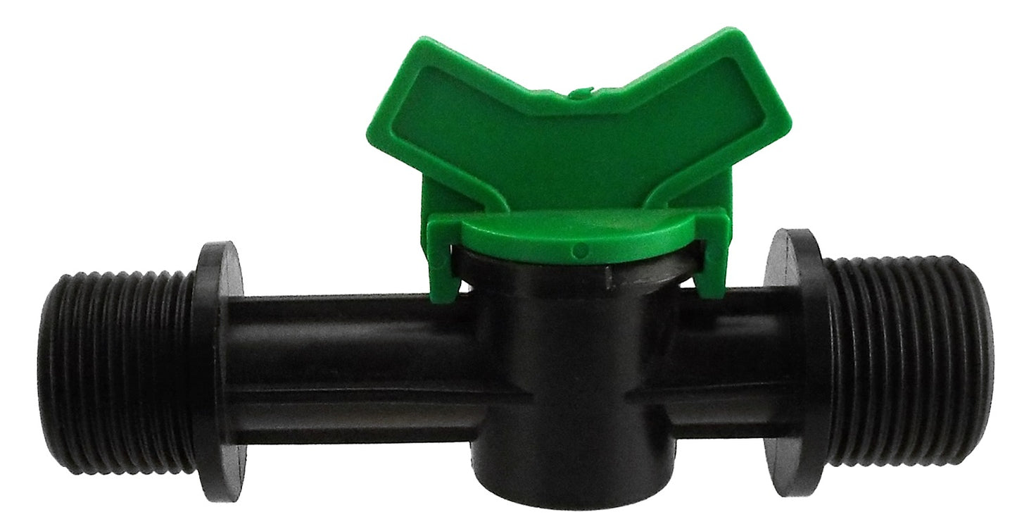 IBC 2” S60X6 Cap with In-Line Valve and Male Quick Connector