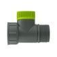 IBC 2” S60X6 Cap with BSP Threaded Valve and Hose Connector Lime