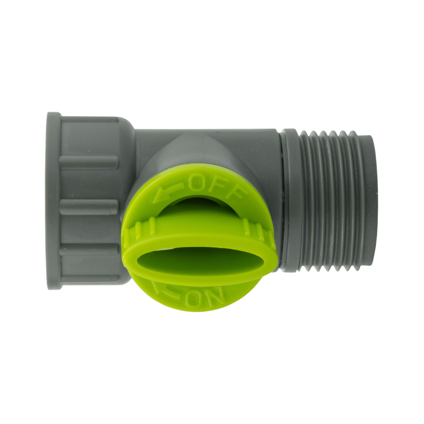 IBC 2” S60X6 Cap with BSP Threaded Valve and Hose Connector Lime