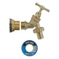 Water Butt Brass Kit 3/4" with Brass Barbed Tap and Drill Bit