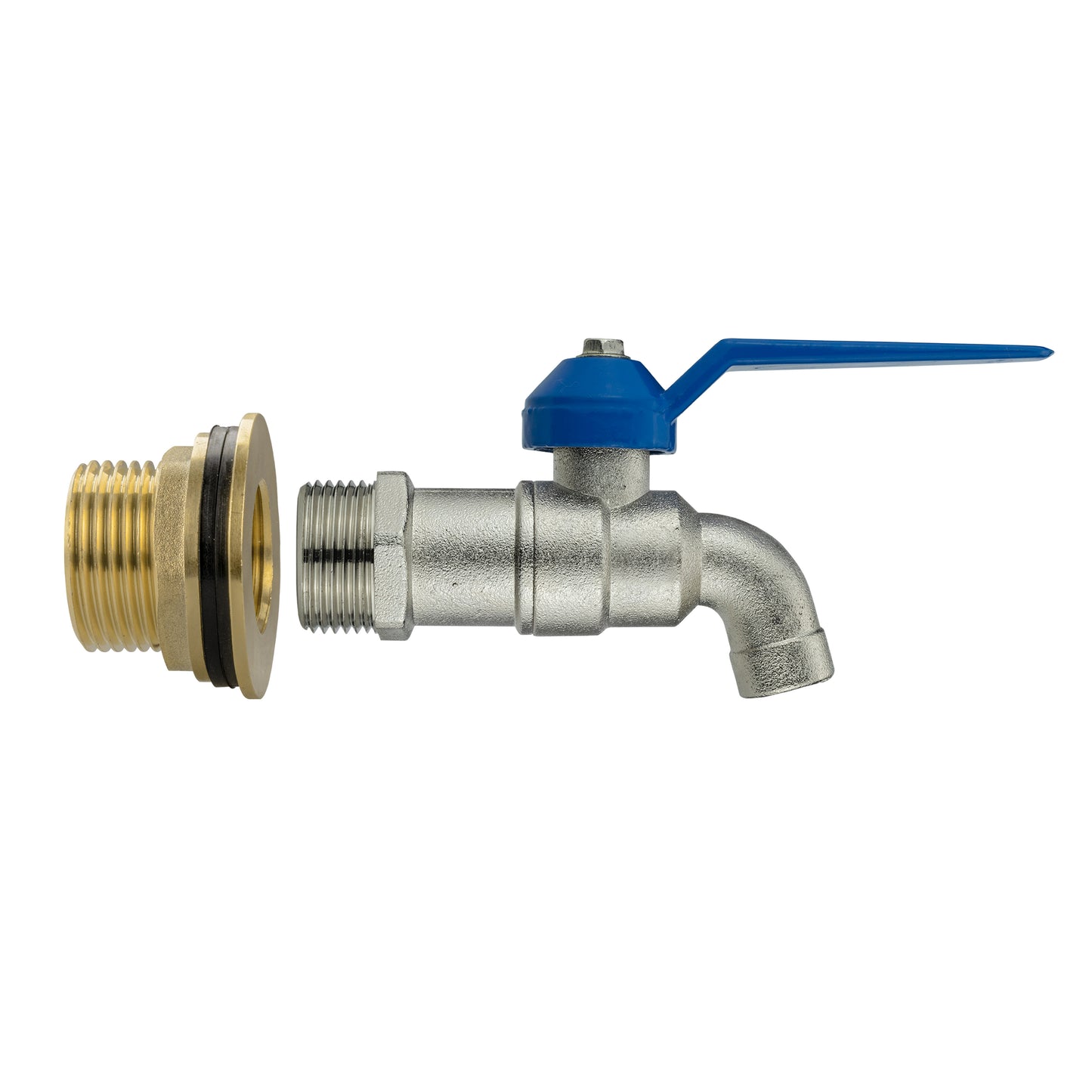 Water Butt Brass Kit 3/4" with Simple Lever Tap