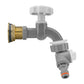 Water Butt Brass Kit 3/4" with Grey Dial Tap + Two-Way Splitter