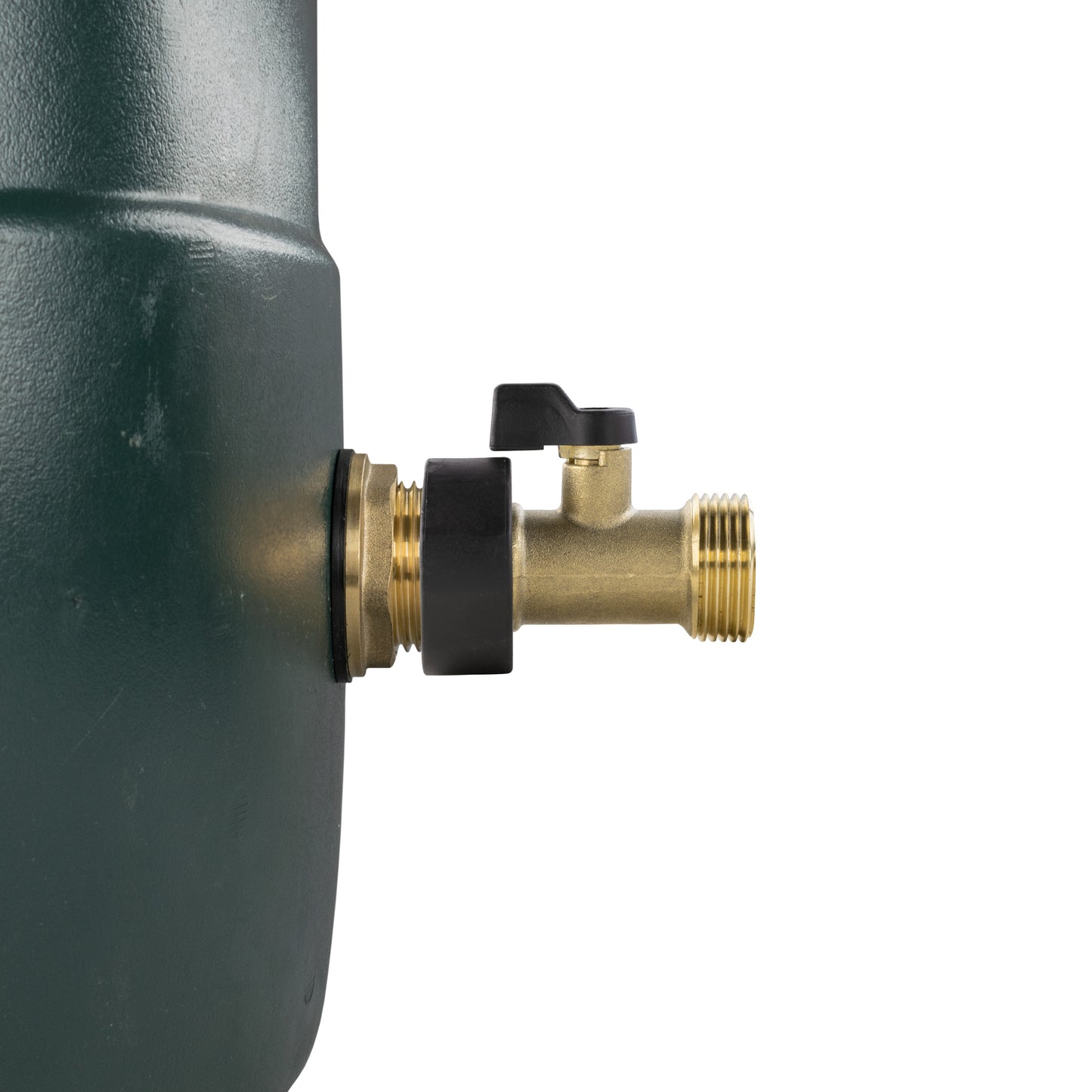 Water Butt Brass Kit 3/4" with Brass Valve and Drill Bit