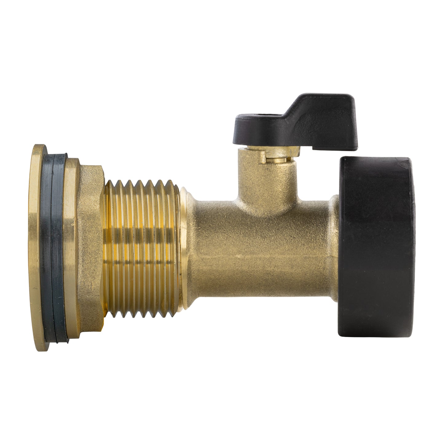 Water Butt Brass Kit 1" with Brass Valve and Drill Bit