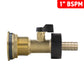 Water Butt Brass Kit 1" with Brass Valve + 13mm Barb and Drill Bit