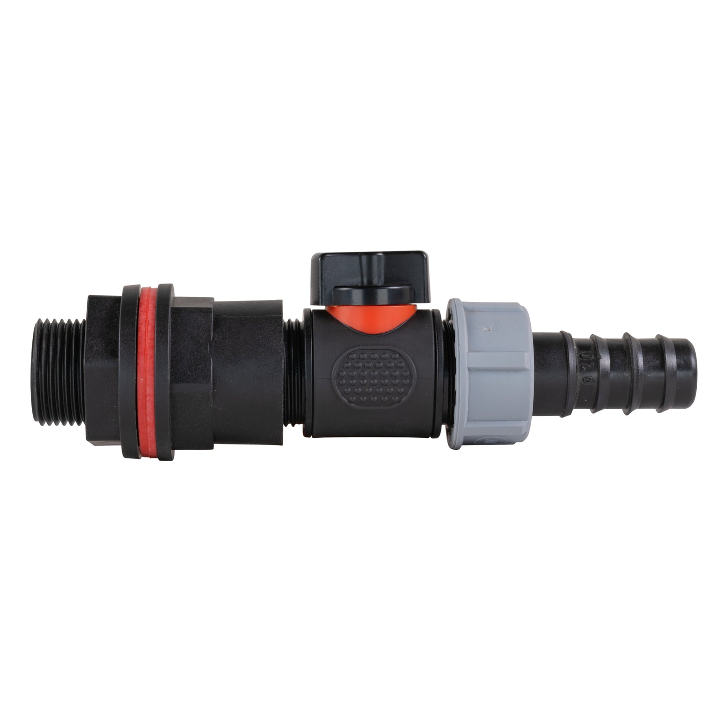 Water Butt Kit 3/4" with In-Line Valve + 3/4" Barb