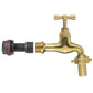 Water Butt Extension Kit 1/2" with 13mm Barbed Polished Brass Tap