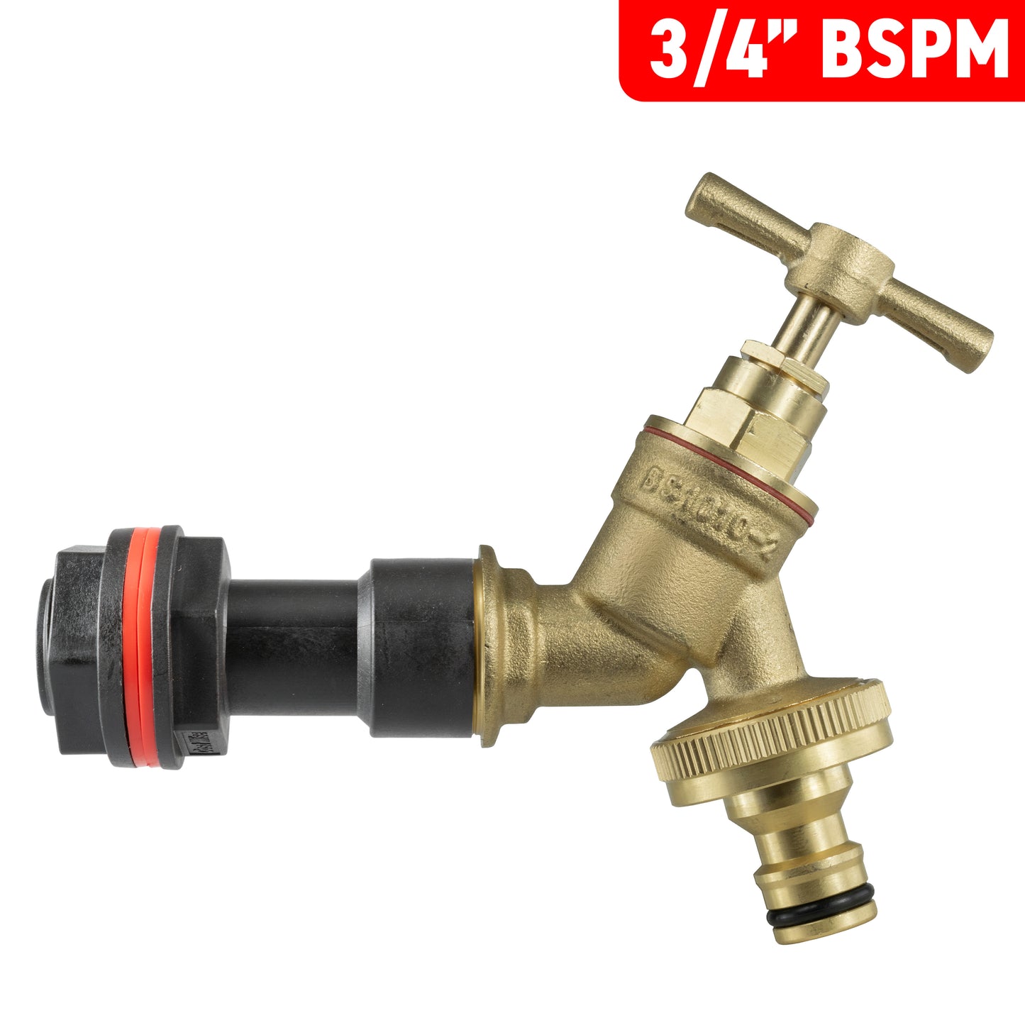 Water Butt Extension Kit 3/4" with Brass Quick Connect Tap