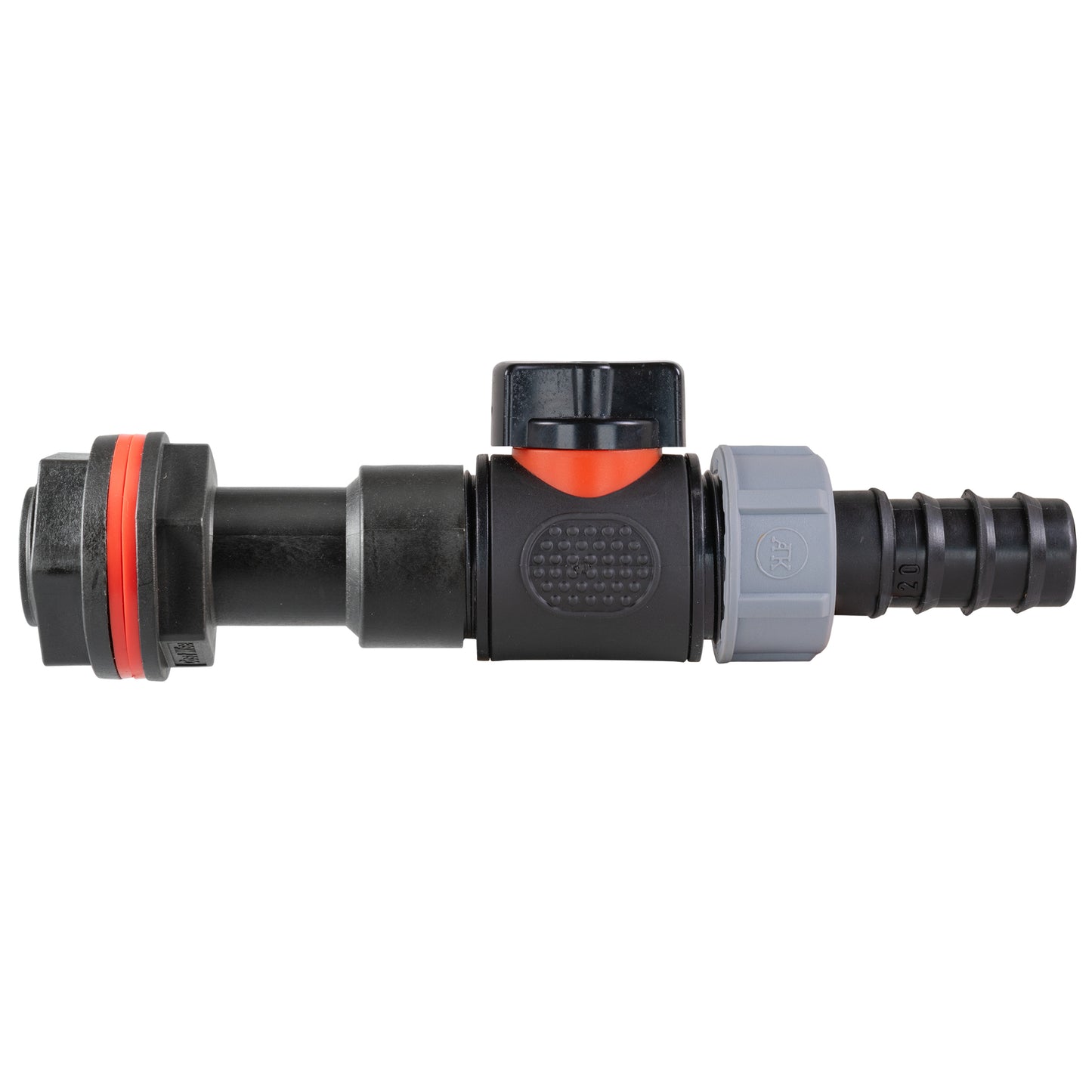 Water Butt Extension Kit 3/4" with In-Line Valve + 20mm Barb