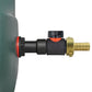 Water Butt Extension Kit 3/4" with In-Line Valve + Brass 1/2" Barb