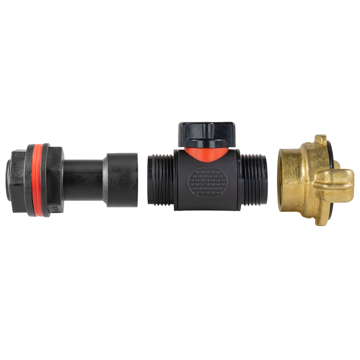 Water Butt Extension Kit 3/4" with In-Line Valve + Geka