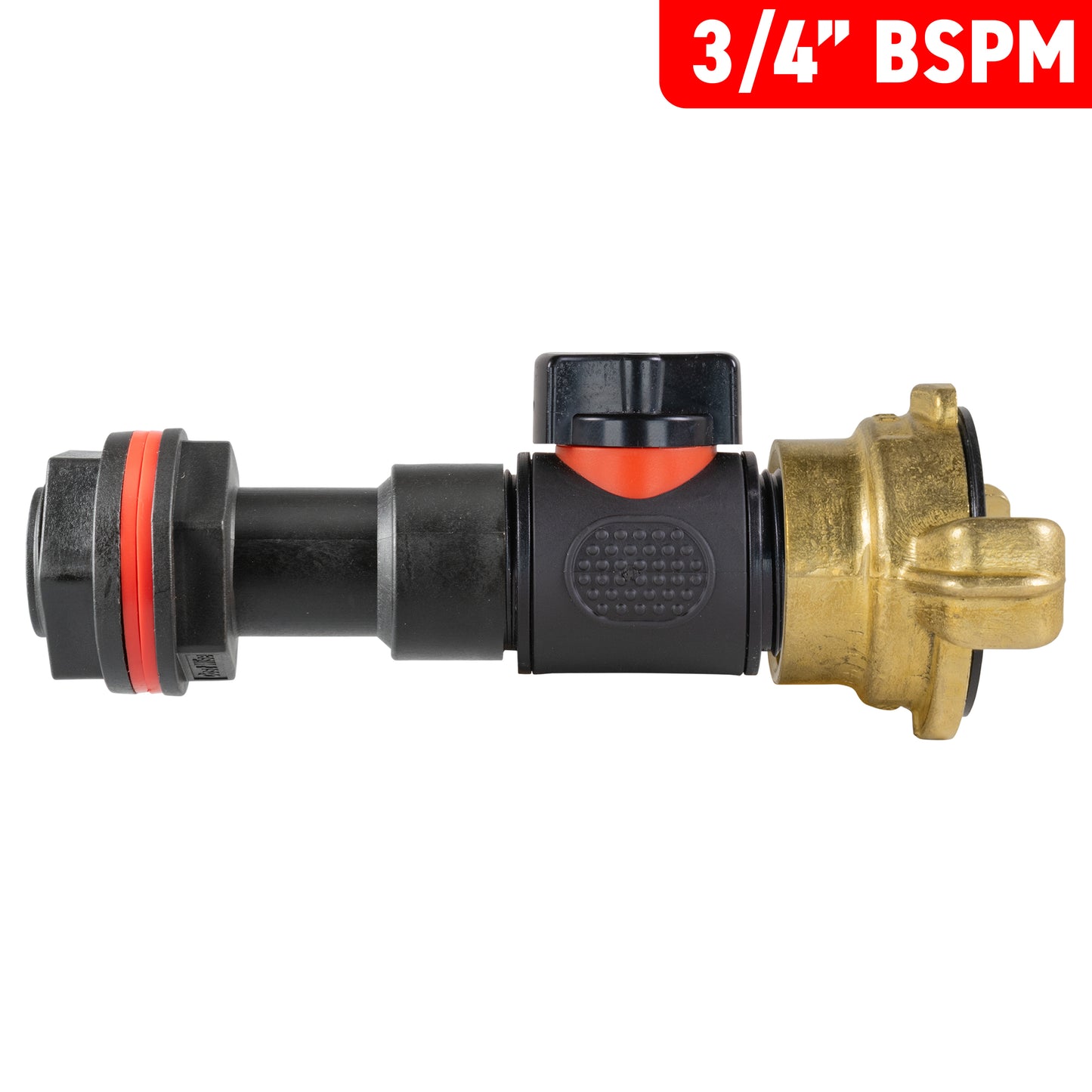 Water Butt Extension Kit 3/4" with In-Line Valve + Geka